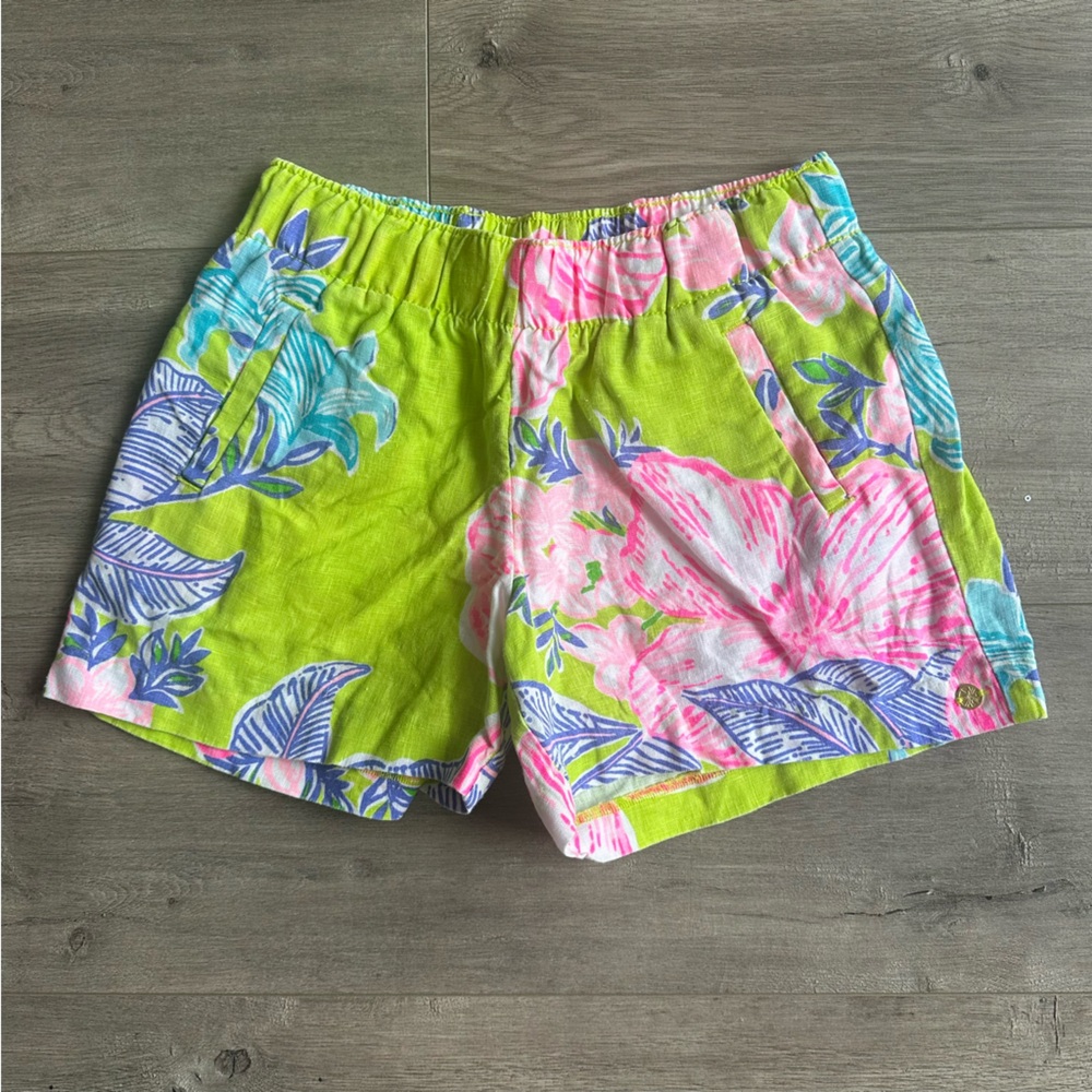 EUC Lilly Pulitzer Lilo Linen shorts - size XS - Boho Babe